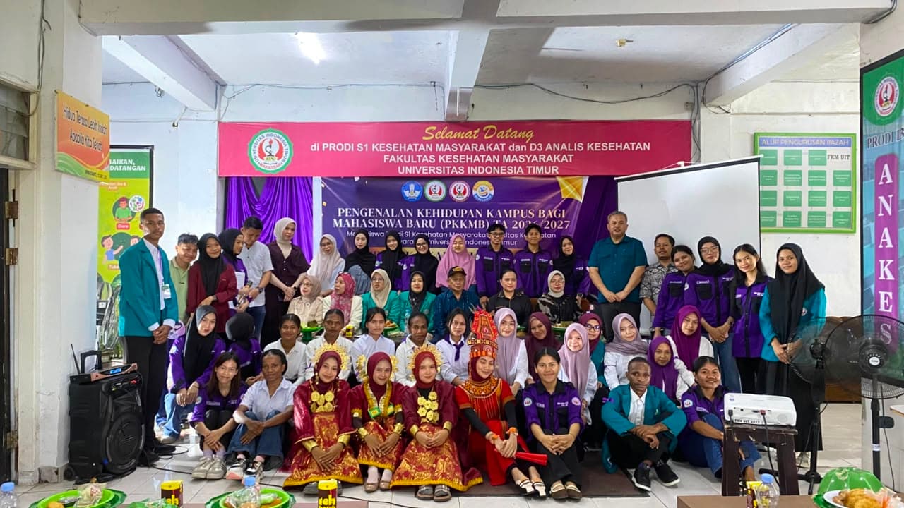 FKM UIT Sambut Mahasiswa Baru 2026 melalui PKKMB dan Kuliah Tamu: Menyiapkan Generasi Kesehatan Masyarakat yang Sehat, Unggul, dan Berkarakter.